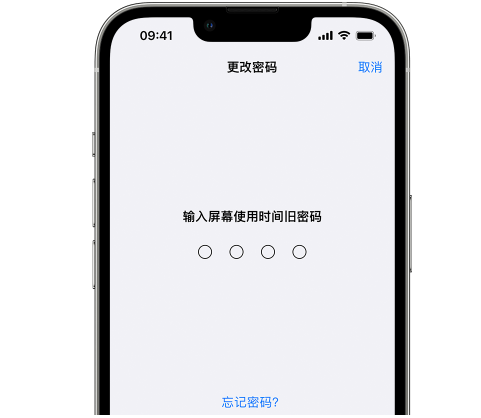 朔城iPhone屏幕维修分享iPhone屏幕使用时间密码忘记了怎么办 