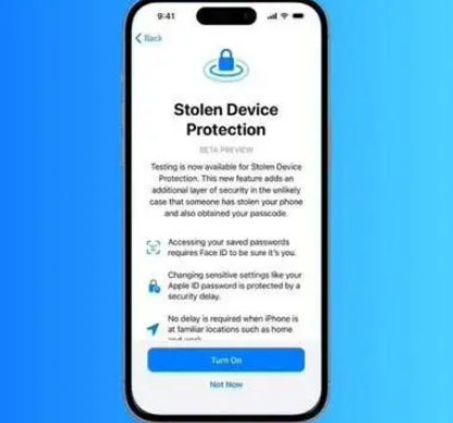 朔城苹果授权维修店分享被盗设备保护功能开启方法 
