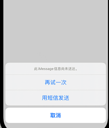 朔城apple维修iPhone上无法正常发送iMessage信息